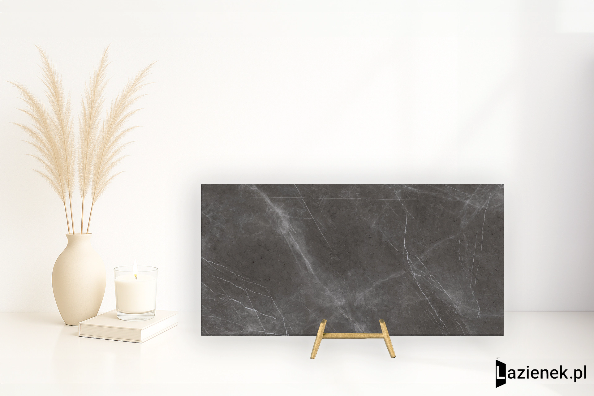 Graniti Fiandre Marble Active Pietra Grey antybakteryjna 150x300 cm gr. 6 mm - płytka rektyfikowana / IAS3261530